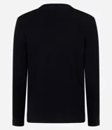 Cardigan blanco de viscosa con cuello en V, cierre frontal de botones y mangas largas.