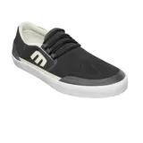Championes Etnies Marana Slip Lace XLT color gris, de estilo slip-on con cordones elásticos decorativos y logo de la marca en el lateral.