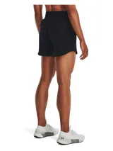 Short deportivo gris con cintura elástica y bolsillos laterales.
