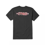 Remera negra de manga corta con logo de Etnies en el pecho.