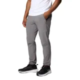 Pantalón de senderismo gris con corte ajustado, bolsillos con cierre y puños ajustables. Fabricado con tejido Omni-Shield™ que repele la humedad y Omni-Shade™ Broad Spectrum UPF 50 que protege del sol.