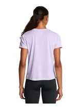 Remera deportiva negra de manga corta, marca Under Armour, modelo Launch Shortsleeve.