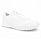 Championes Joma de estilo sneaker básico, color blanco, con capellada de micro PU resistente al rozamiento, plantilla de EVA lisa y suela de caucho resistente.