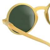 Lentes de sol Izipizi modelo #G Sun, color amarillo, con montura redonda de goma suave al tacto, patillas flexibles y lentes polarizadas de categoría 3 con protección 100% UV.