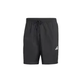 Shorts de entrenamiento en color negro de tejido ligero y transpirable, con cintura elástica y logotipo de adidas.