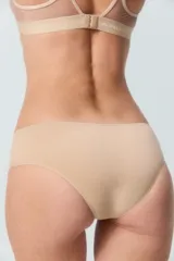 Culotte negro de algodón con cintura elástica.