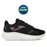 Zapatillas deportivas de running para mujer, color negro, con diseño ligero y elegante, y plantilla de MEMORY FOAM para mayor confort.