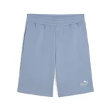 Short deportivo Puma Ess 2 Color Logo, color celeste, con cintura elástica y logo estampado en la pierna.