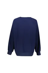 Buzo negro de algodón con cuello redondo y mangas largas abullonadas. Estampado frontal con el texto "Pasadena Los Angeles County" en color rojo y blanco, y un escudo con laureles y la inscripción "Finest League".