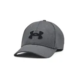 Gorro Under Armour color verde militar con logo bordado en negro.