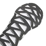 Championes Adidas Switch Run de hombre, color negro con detalles plateados y las tres tiras blancas. Capellada de malla y suela de goma blanca con diseño texturizado.