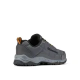 Zapatillas de trekking Columbia Firecamp Fleece III para hombre, color azul marino con detalles en negro y gris. Confeccionadas en material textil acolchado con forro polar y suela de goma con tecnología Omni-Grip.