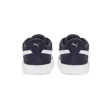 Championes Puma Smash 3.0 Buck de cuero sintético negro con detalles en blanco.
