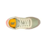 Zapatillas Caterpillar modelo Ventura, de estilo casual, en tonos verde oliva, beige y rosa.