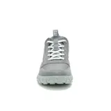 Zapatillas urbanas Caterpillar Hex Ready Low Mesh, color gris, con capellada de gamuza y tela, forro 100% reciclado, plantilla de espuma PU moldeada, entresuela de EVA y suela de goma.