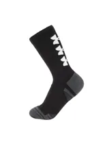 Medias deportivas unisex Under Armour Performance Tech, color borgoña con detalles en gris. Paquete de 3 pares.