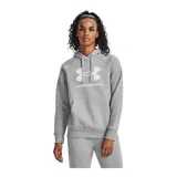 Buzo negro Under Armour de corte clásico, con capucha y logo grande estampado en el frente. Confeccionado en tejido Fleece ligero, cómodo y cálido.