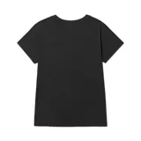 Remera de algodón color rosa con cuello redondo y mangas cortas. Presenta el logo de CAT estampado en el pecho.