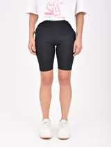 Calza biker negra de lycra.