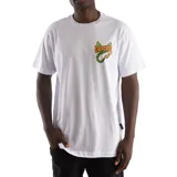 Remera blanca de manga corta con estampado del logo de Creature en el pecho.