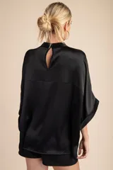 MOCK NECK OS TOP