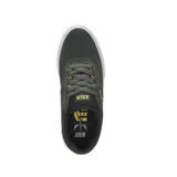 Championes de skate Etnies Joslin Vulc, color negro con detalles en blanco y suela de goma color caramelo.
