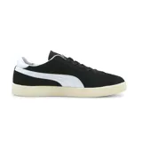 Championes Puma Club de hombre, color negro con detalles en blanco y suela color crema.