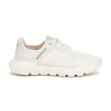Zapatillas urbanas Caterpillar modelo Hex Lite Vent, color blanco, confeccionadas en malla de nailon y suela ligera de EVA.