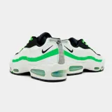Championes Nike Air Max 95 OG Big Bubble, color blanco con detalles en negro y verde.