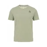 Remera de entrenamiento Topper RNG Mesh color verde oliva con logo en el pecho.