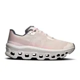 Championes de running Cloudmonster Void, color rosa pálido con suela blanca y detalles en gris.