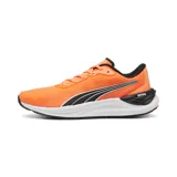 Championes de running Puma Electrify Nitro 3, color naranja con detalles en negro y blanco.