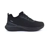 Championes deportivos Hi-Tec Skye, color celeste con detalles en rosa y negro, confeccionados en malla transpirable con suela de goma.