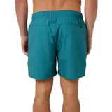 Short de baño de material ligero en color verde, con ajuste elástico y cordón.