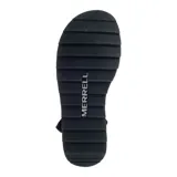 Sandalias negras Merrell Alpine Strap con tiras ajustables de velcro, empeine de ante y textil, forro de tejido polar y suela de goma.