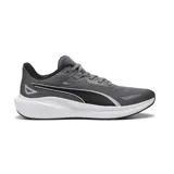 Championes Puma Skyrocket Lite, color gris con detalles en negro y blanco.