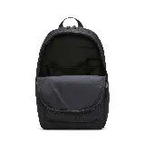 Mochila Nike Heritage Eugene color negro con doble cierre superior y bolsillo frontal con cierre.