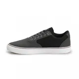 Championes Etnies Blitz de lona azul marino con logo de la marca en el lateral y suela de goma color caramelo.