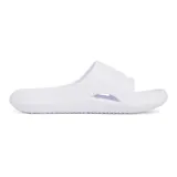 Sandalia Under Armour Locker para mujer, color blanco.
