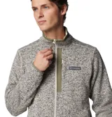 Campera polar Columbia con cierre frontal, bolsillos laterales con cierre y logo de la marca bordado en el pecho.