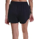 Short deportivo Topper KT Training negro con cintura elástica y logo estampado en la pierna.