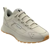 Championes Under Armour Street Mirage color beige con suela color naranja.