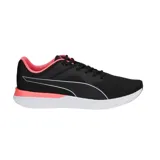 Championes Puma Transport de mujer, color negro con detalles en rosa y blanco.