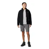 Pantalón de senderismo convertible en short, color negro, con tecnología Omni-Shade™ de protección solar UPF 50 y Omni-Wick™ de secado rápido. Cuenta con cintura parcialmente elástica, cinturón extraíble, bolsillos para manos, bolsillo de seguridad con cremallera, bolsillo cargo con cierre de velcro y detalle de fuelle.