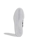 Championes urbanos Adidas Breaknet 3.0, color blanco con detalles en negro, con las tres tiras características de la marca en los laterales y suela blanca.