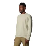 Buzo negro de cuello redondo, marca Columbia, modelo Meridian Creek Crew. Tiene logo de la marca bordado en el pecho.
