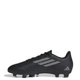 Championes de fútbol Adidas Flexible Ground III, color negro con detalles en gris.