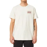 Remera blanca de algodón con estampa en el pecho del logo de la marca Katin.