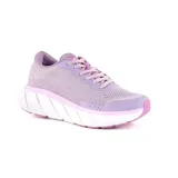 Championes Hi-Tec Arabella color lila con detalles en rosa y suela blanca.