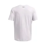 Remera celeste de Under Armour, corte clásico, mangas cortas y logo estampado en el pecho.